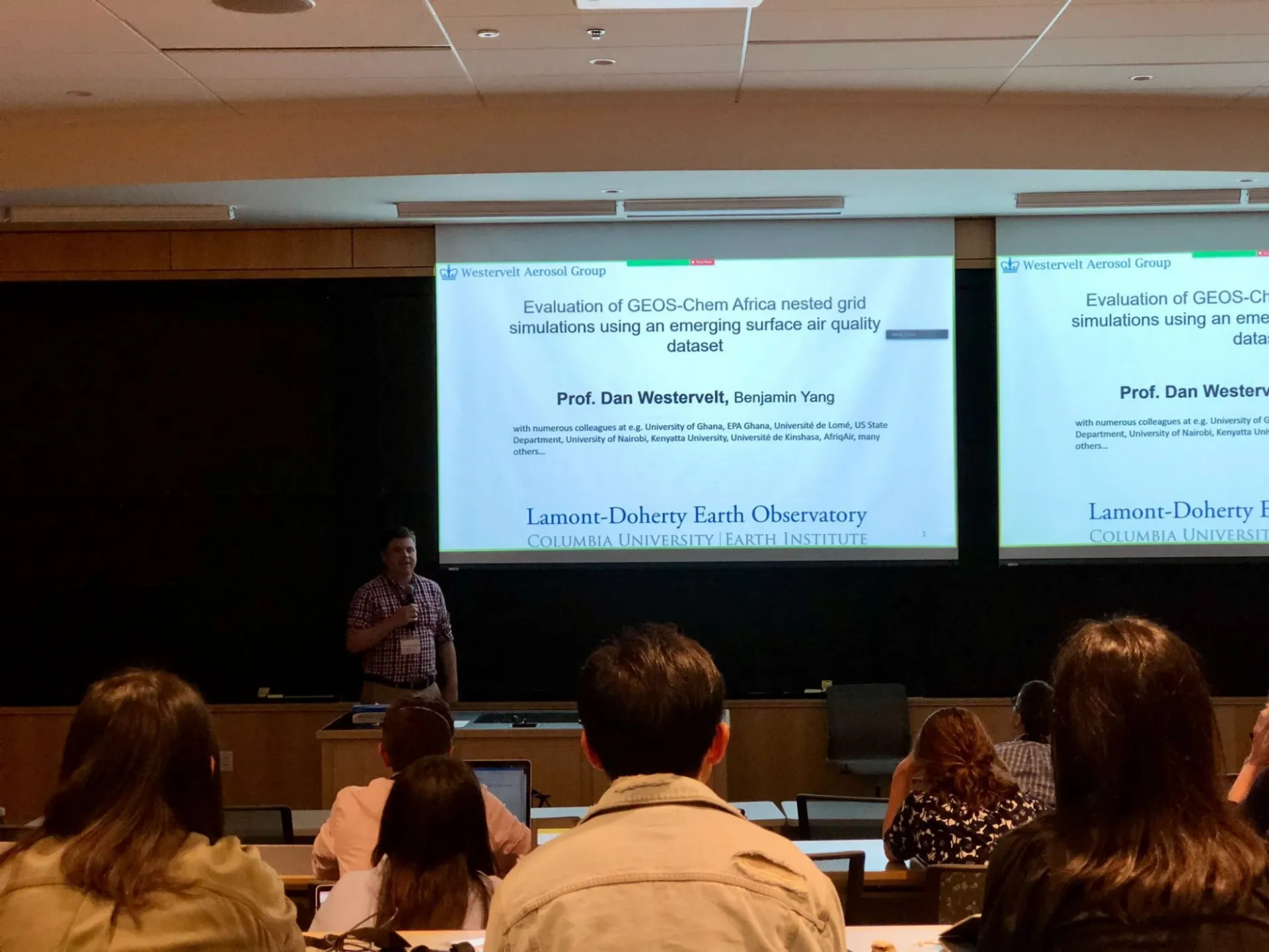 Prof Westervelt presenting at IGC10
