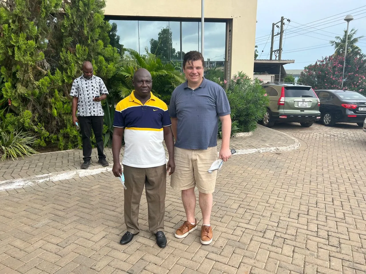 Dan with Mr.. Appoh (EPA Ghana) 