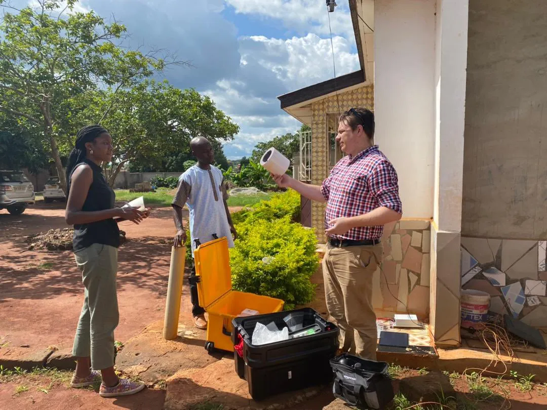 Dan in Techiman Ghana with Misbath Daouda (Columbia PhD student) 