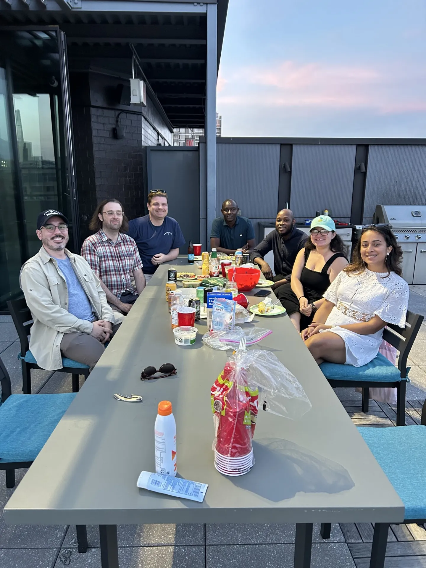 Tedy going away dinner June 2024