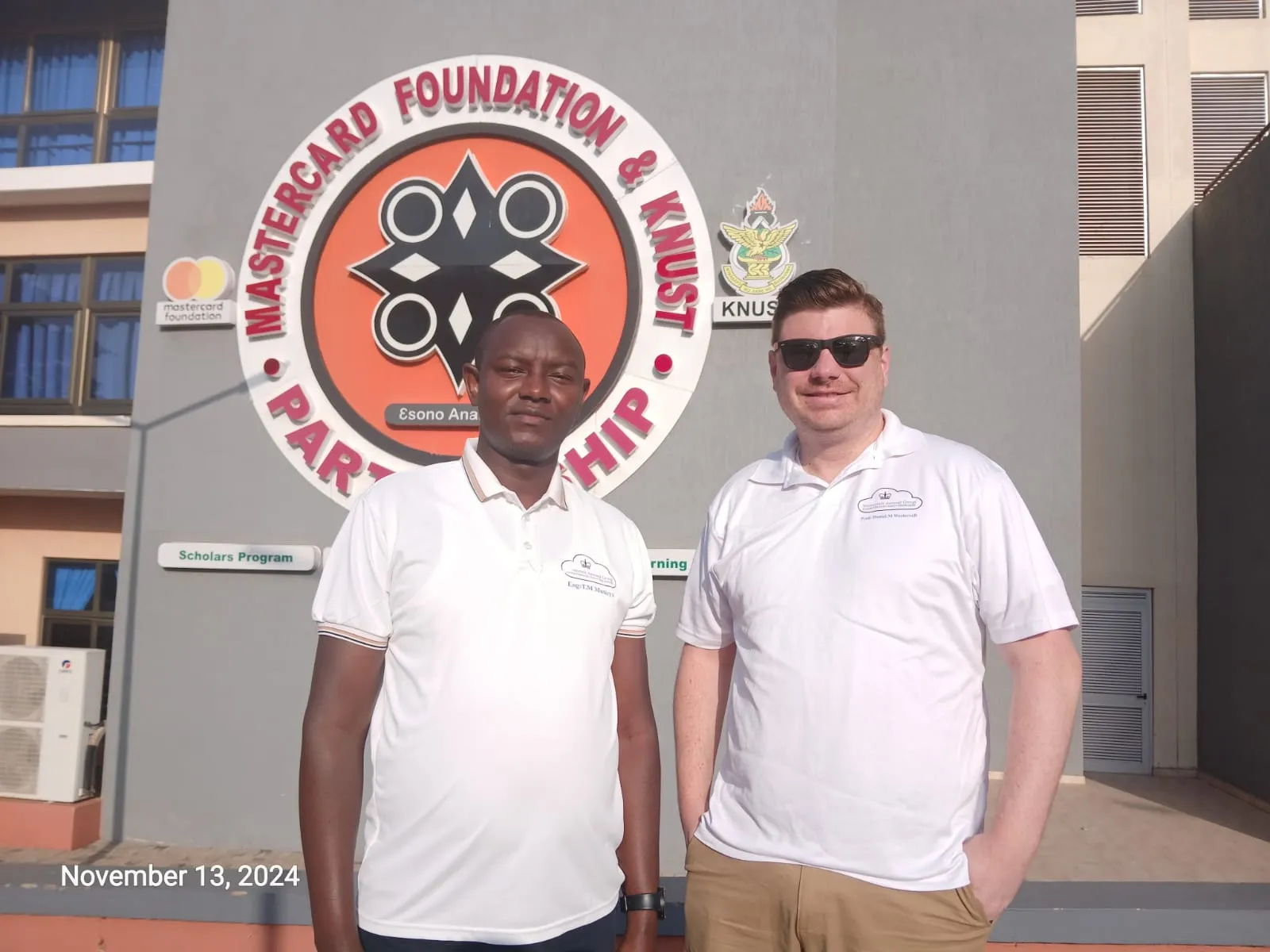 Dan and Tedy at KNUST