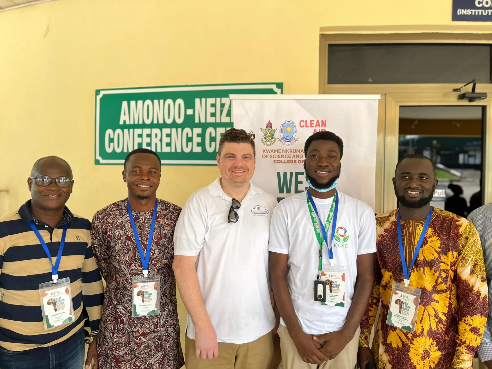 Dan and group at KNUST